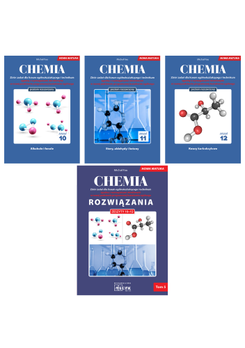 Chemia zadania Nowa Matura zeszyty nr 10-12 + Rozwiązania tom 5